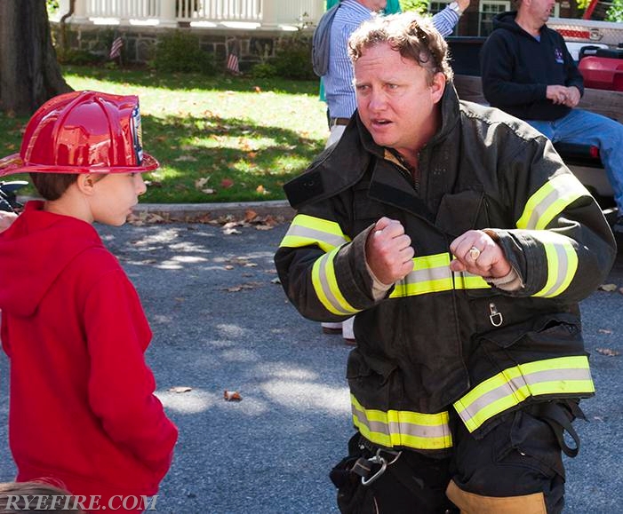Rye FD Fire Prevention Week Open House 10/12/15.  Photo by Lt. Lester Millman 
